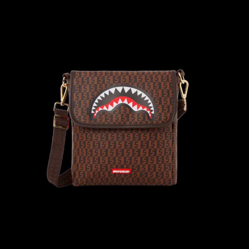 COPY - SPRAYGROUND CASHIN CHECKS SHOULDER CROSSBODY BAG